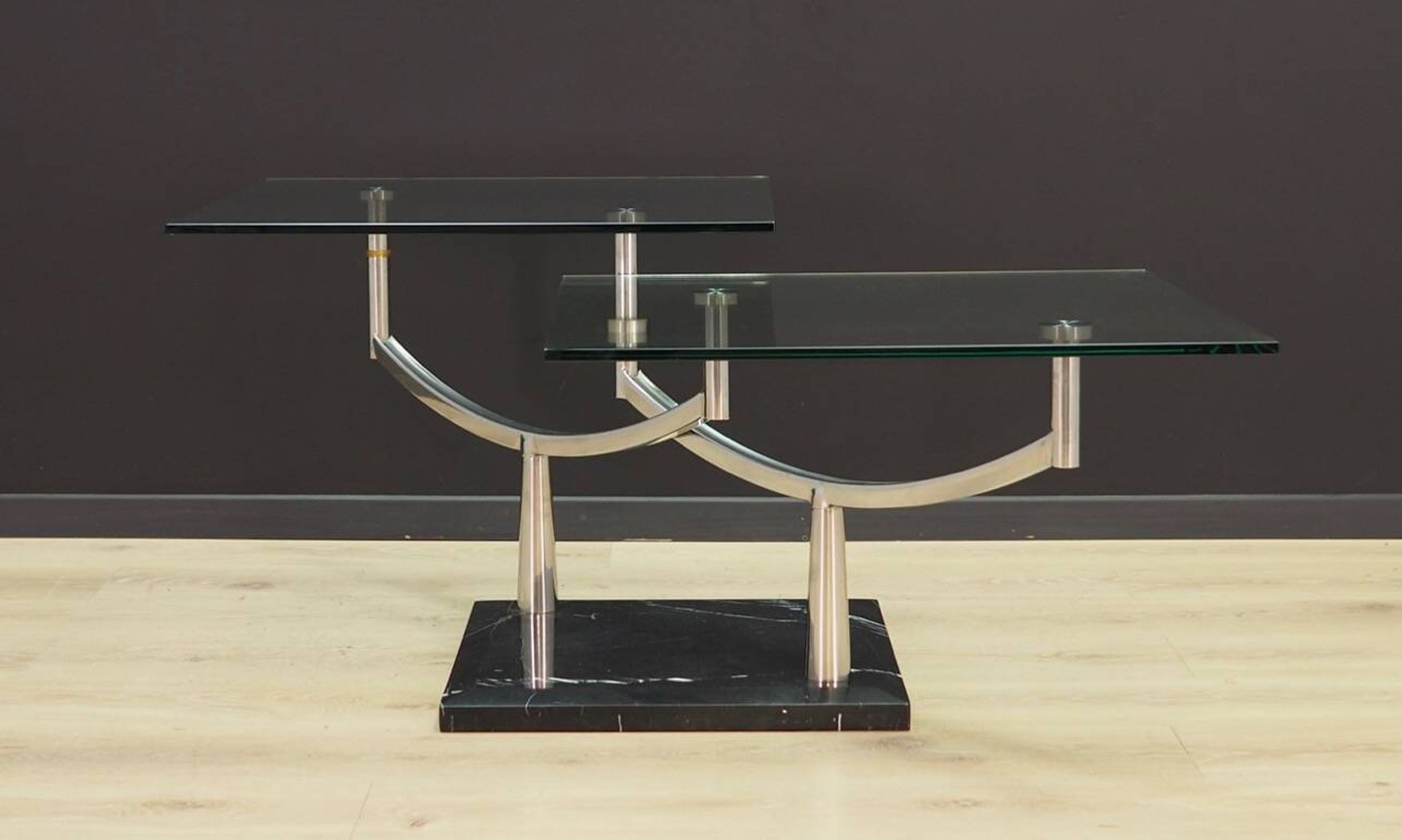 Metal coffee table, Danish design, 1990s, production: Denmark