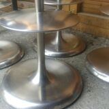 Lot of 4 high stools, by Plank