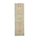 Hand-knotted turkish beige runner carpet 89 cm x 310 cm