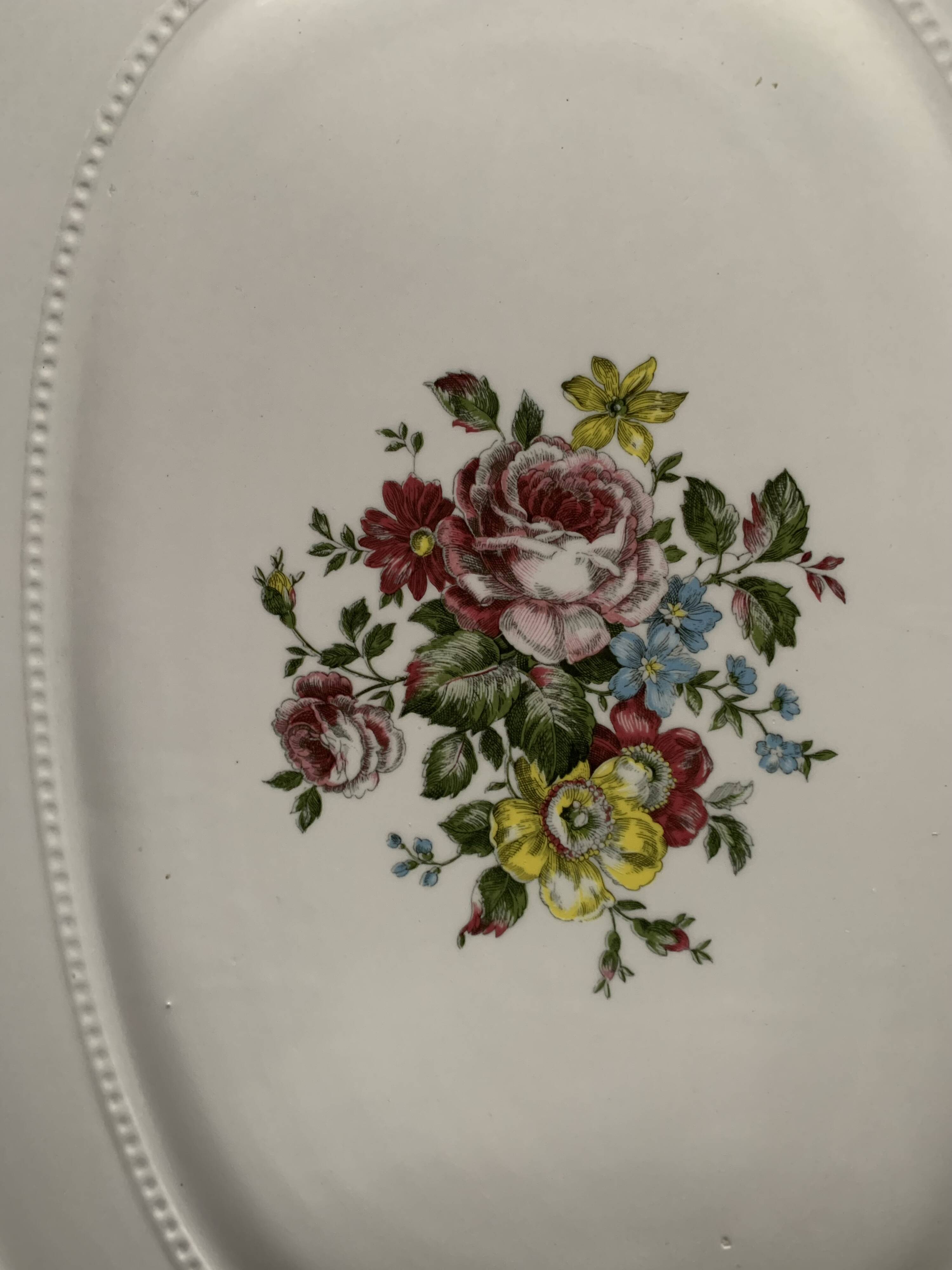Luneville oval dish