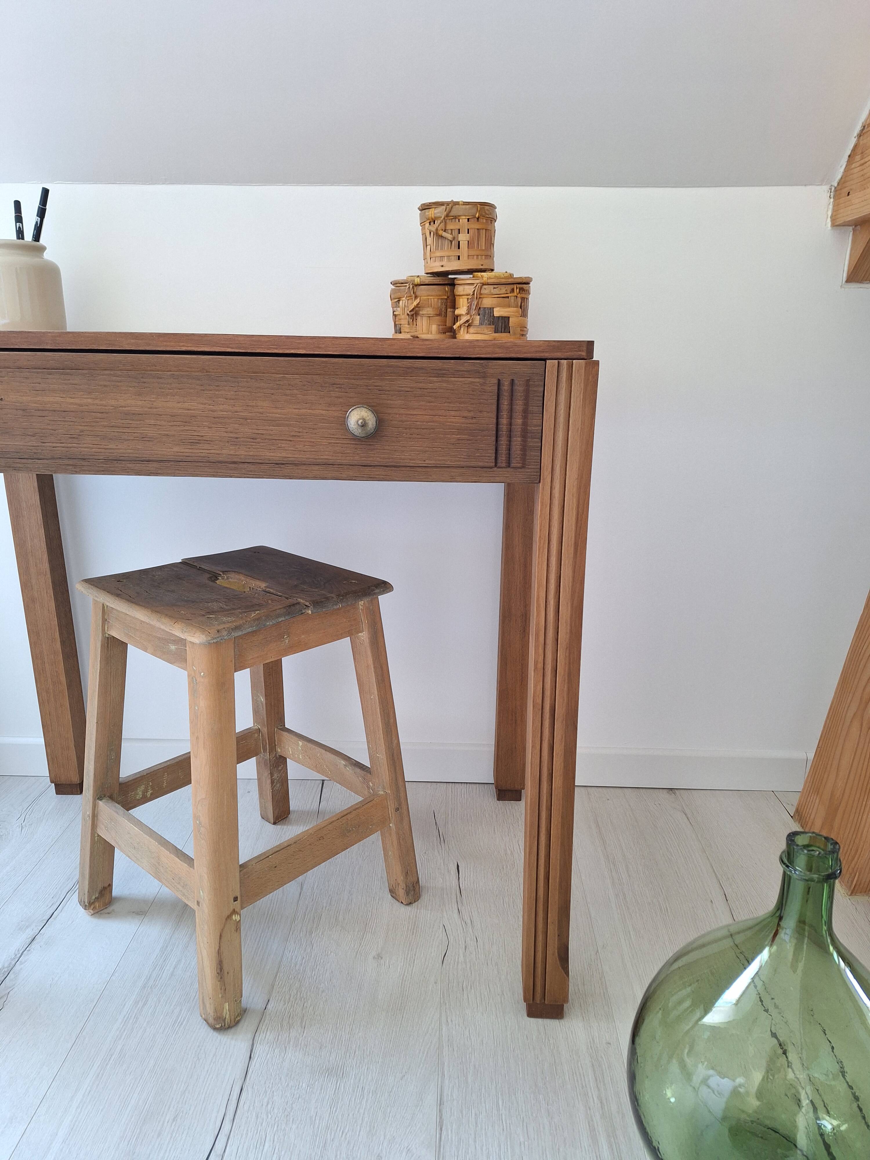 Desk / Side table / Art Deco console from the 1930s vintage