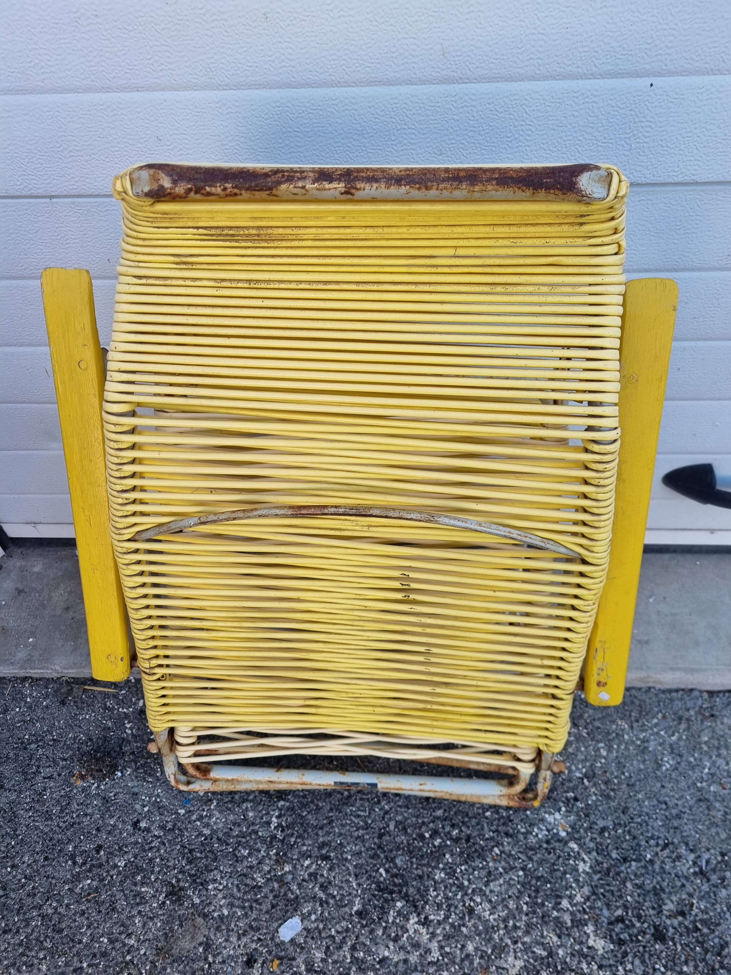 Scoubidou chaise longue from 1970