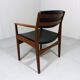 Armchair in teak & leather by Frem Røjle, Denmark