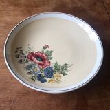 Plat compotier ancien villeroy et boch 1584 décor floral