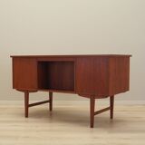 Teak desk, Danish design, 1970s, production: Denmark