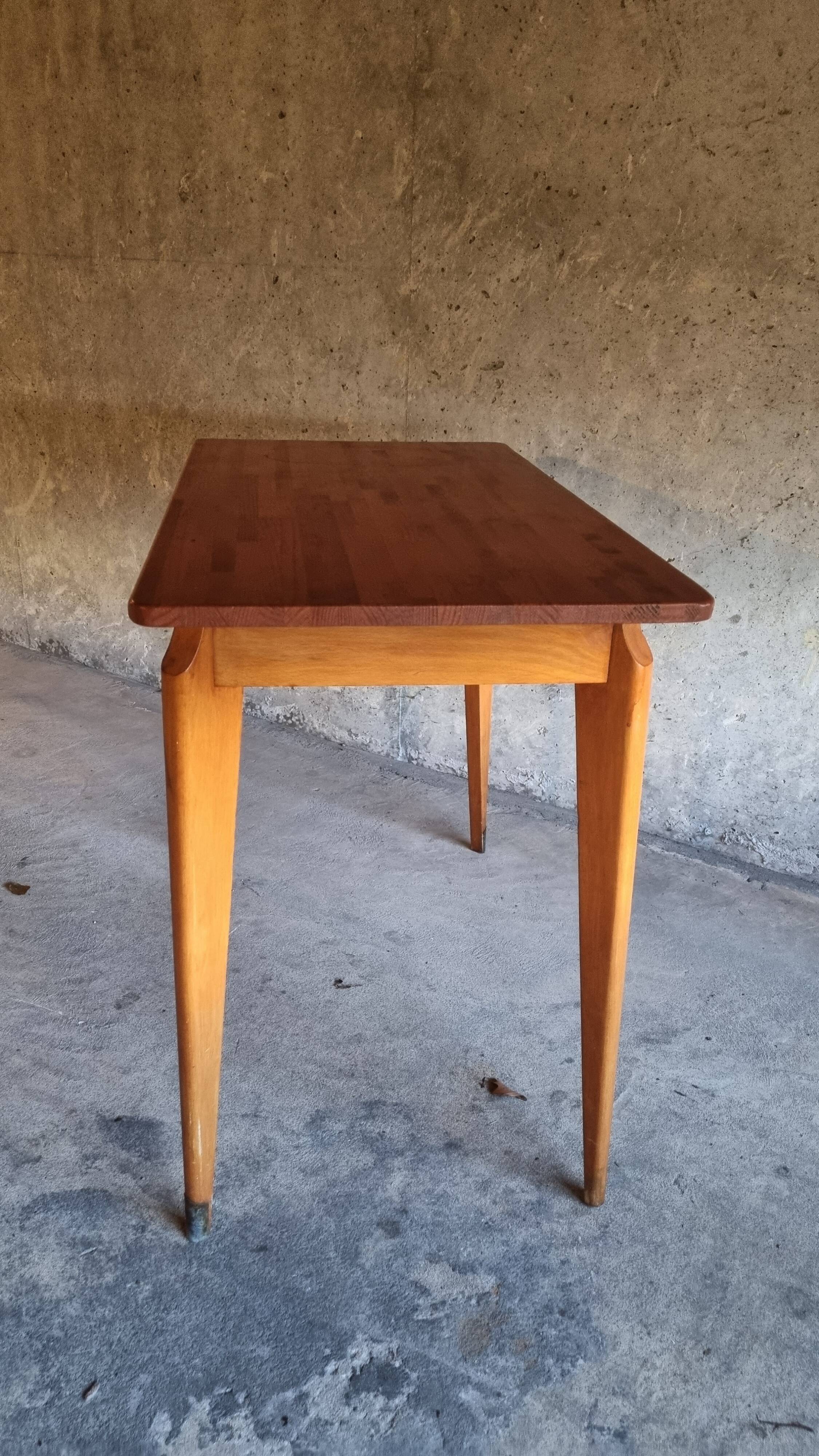 Vintage compass foot desk