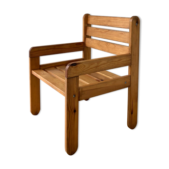 Wooden children's armchair