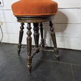 Ancien tabouret de piano réglable