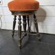Antique adjustable piano stool