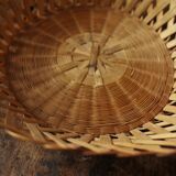 Braided openwork vintage basket