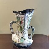 Vintage Vase Vallauris signed Flora