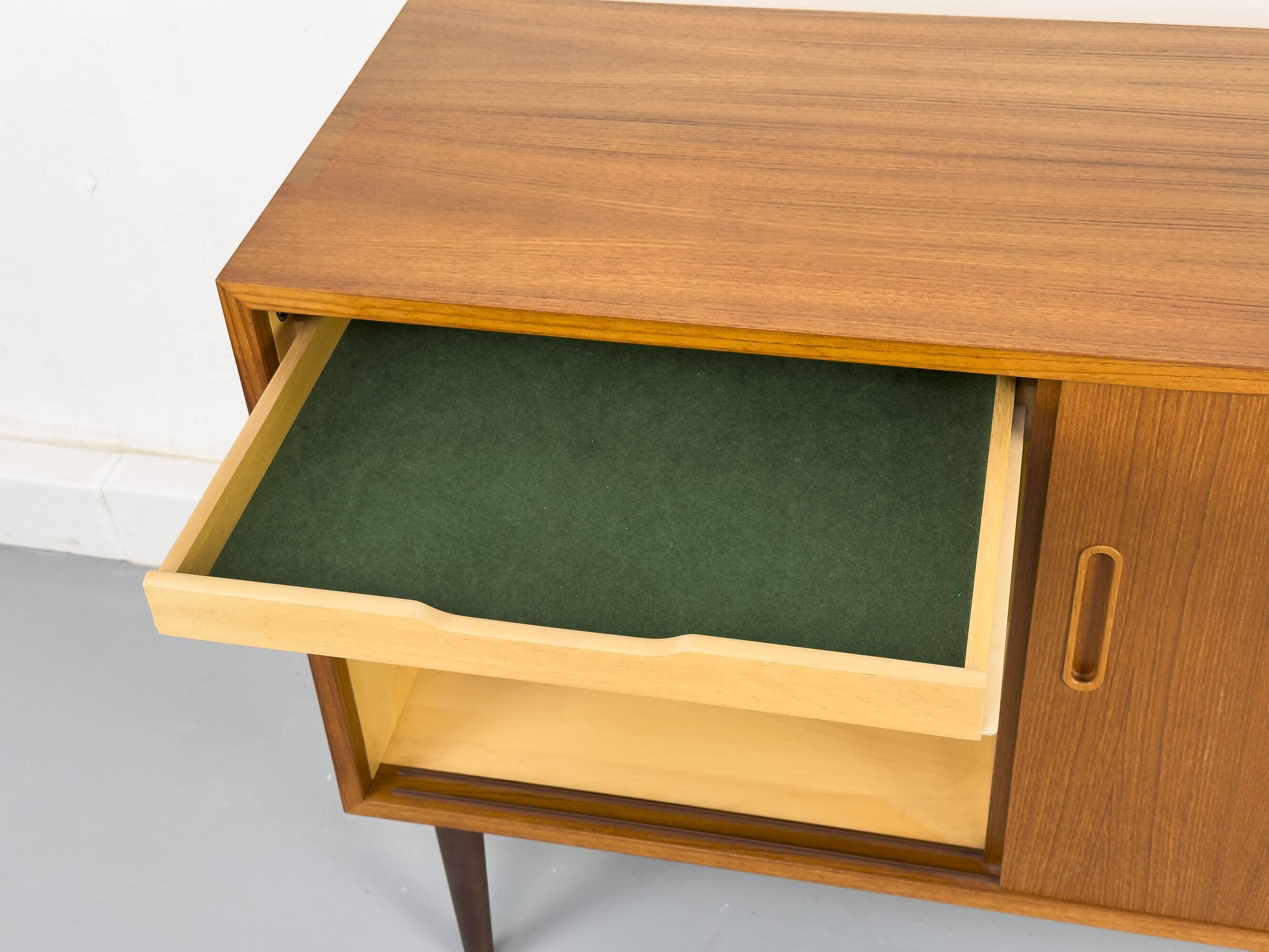 Danish teak sideboard, designed by Carlo Jensen for Hundevad & Co., 1960s
