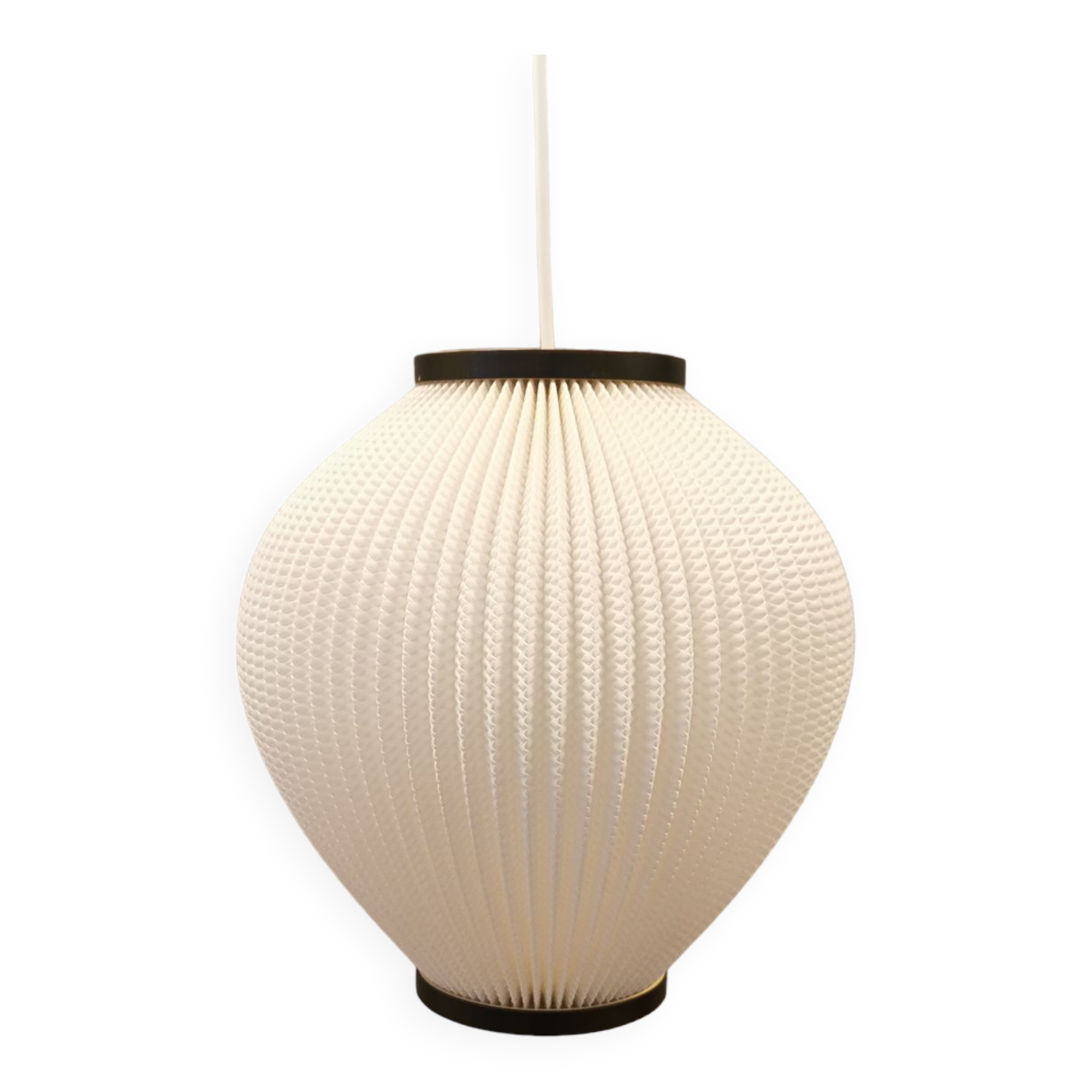 Danish pleated lamp model Pearl Shade, produced by Hoyrup Light and designed by Lars Ejler Schiøler