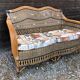 2-seater rattan sofa