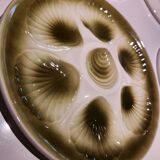 Set of 6 Moulin des Loups oyster plates