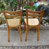 Paire de chaises bistrot anciennes