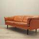 Leather sofa, danish design, 1960s, production: denmark