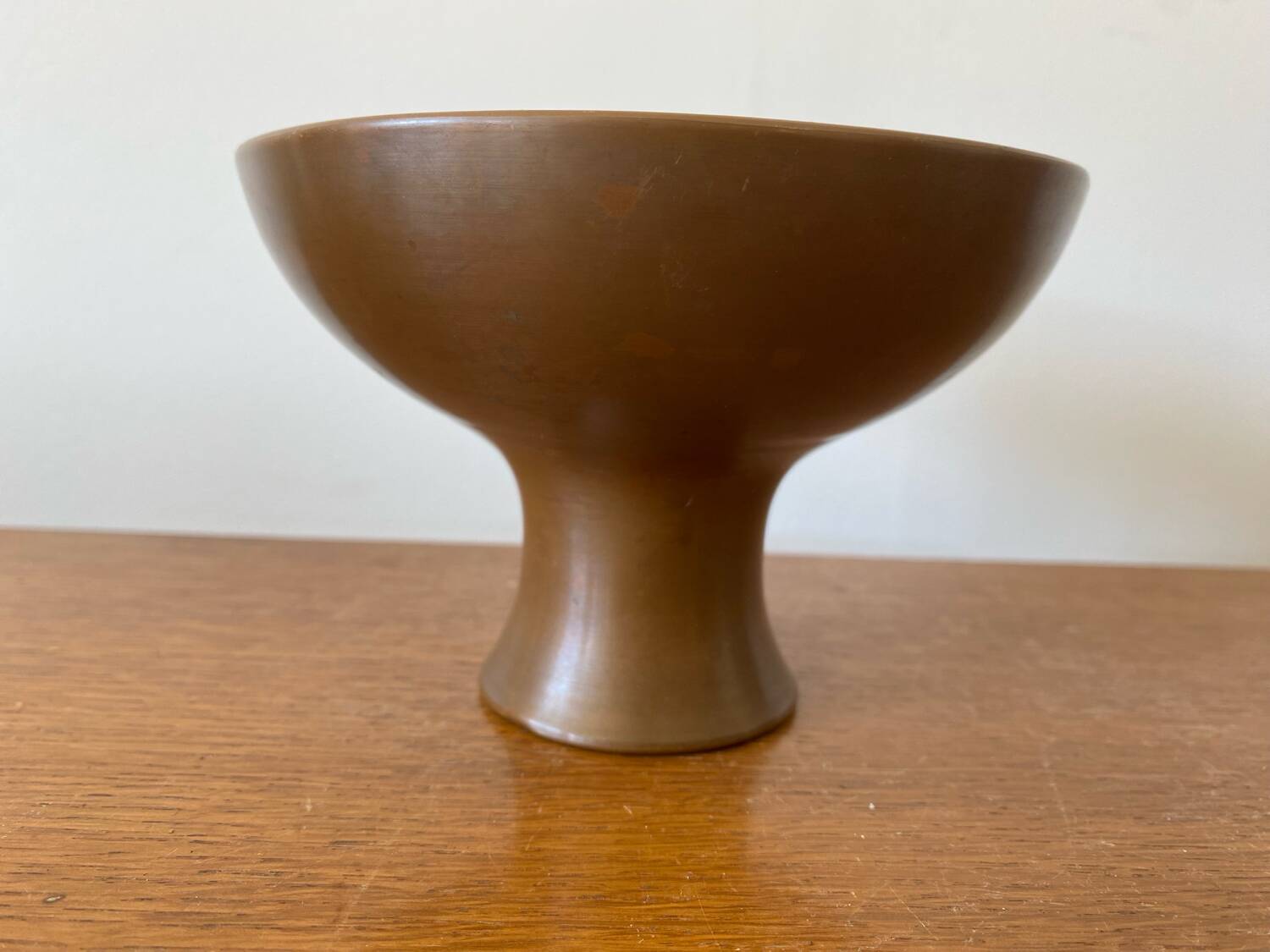 Antique SAGITTA Copper Cup Painted Decor Holland Vintage