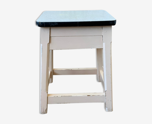 Tabouret-coffre vintage