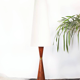 Scandinavian teak floor lamp