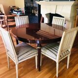 Louis XVI mahogany style dining table