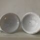 Pair of vintage cellar rat porcelain candlesticks