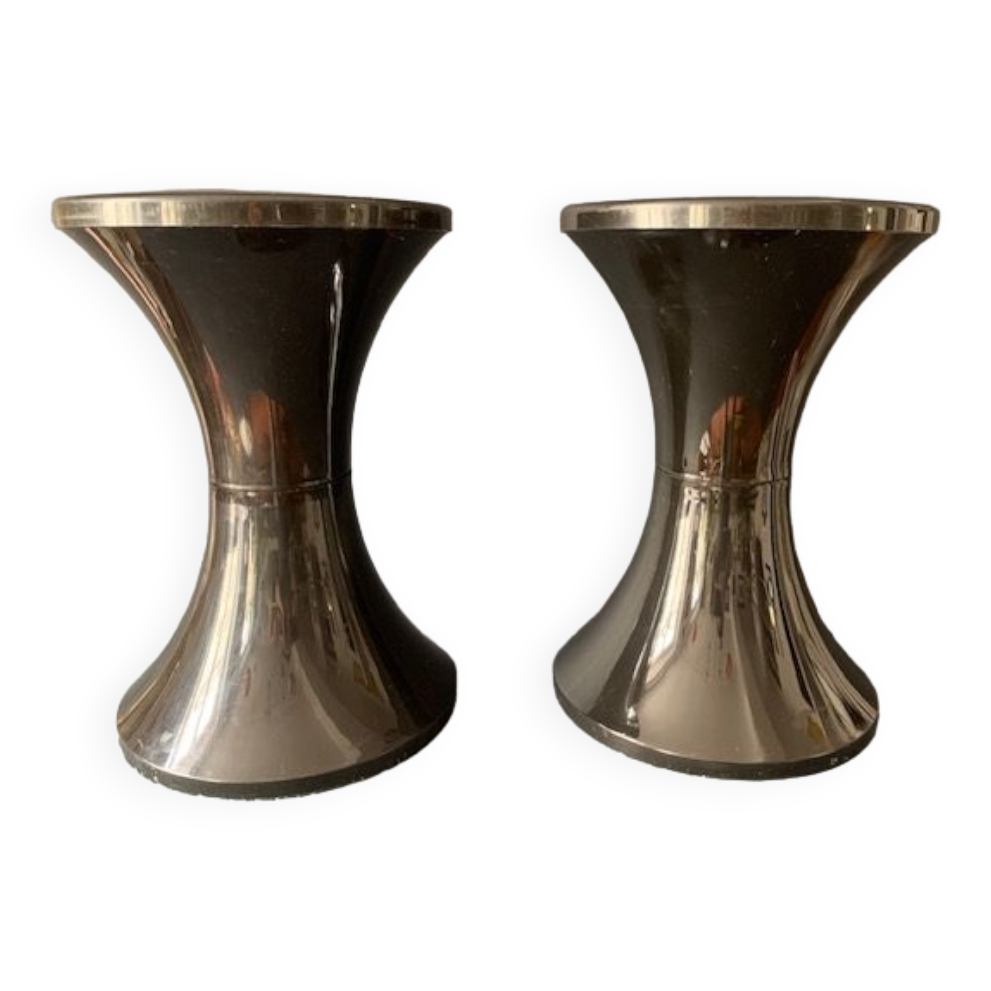 Vintage black tamtam stools