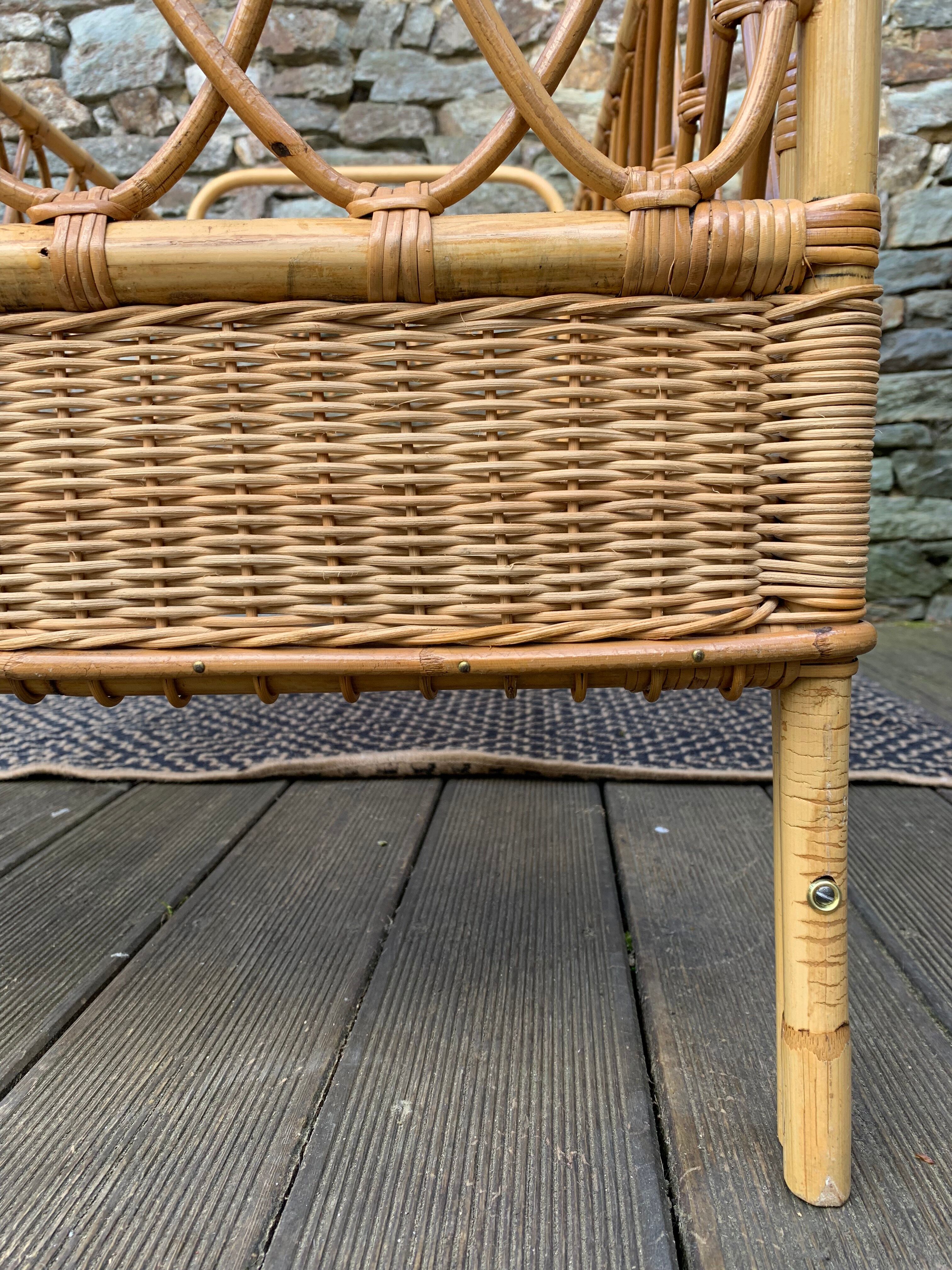 Rattan bed for children