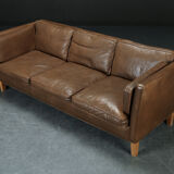 Danish leather sofa design from the 1960s/70s