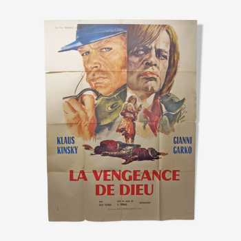 "The french movie poster" the vengeance of God "1971