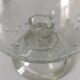 Blown glass bubble photophore, baluster shape – workshop spirit