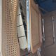 Chaises Plia Castelli en bois et cannage