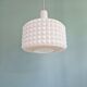 Large white opaline pendant light, design by Ivan Jakes, 1960s.