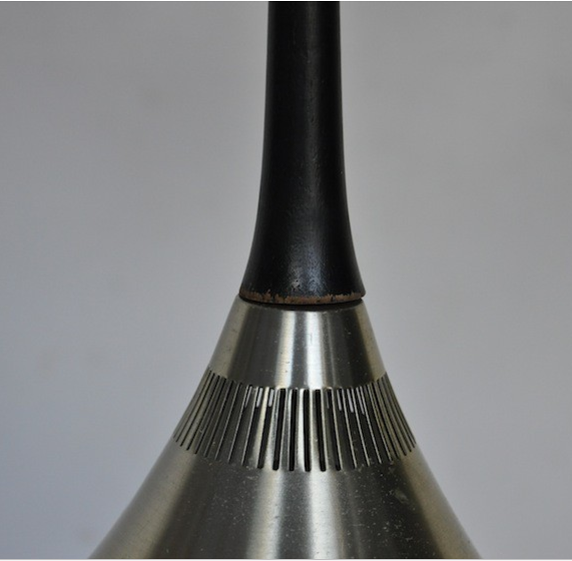 Vintage in glass and metal suspension