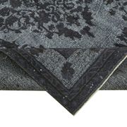 Hand-knotted antique anatolian 1970s 176 cm x 263 cm grey carpet