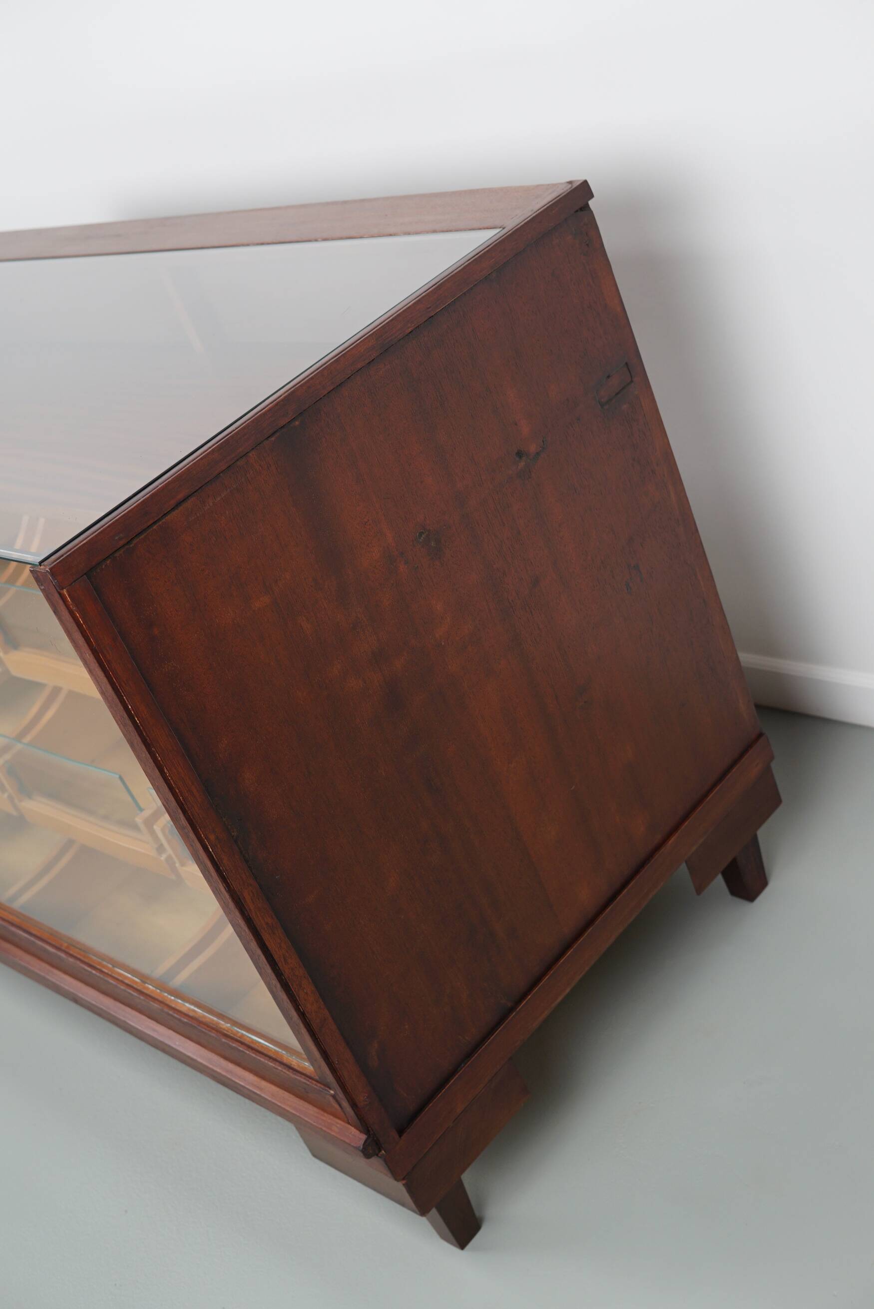 Vintage oak haberdashery cabinet or shop counter, 1950/60