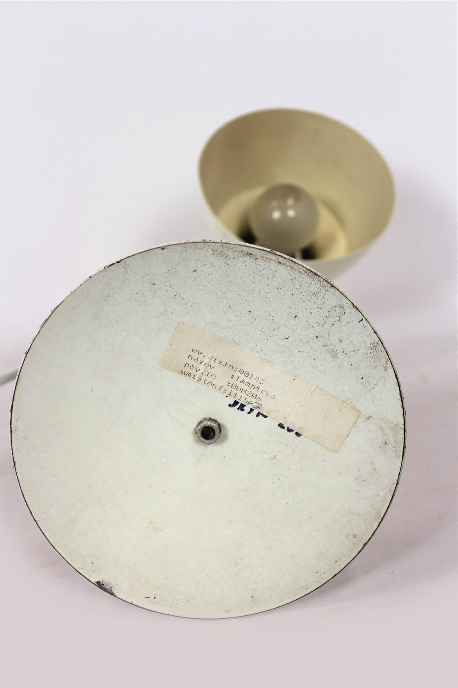 White Table Lamp by Josef Hurka for Napako, 1960s