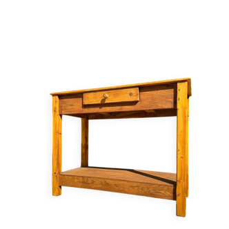 Old wooden workbench