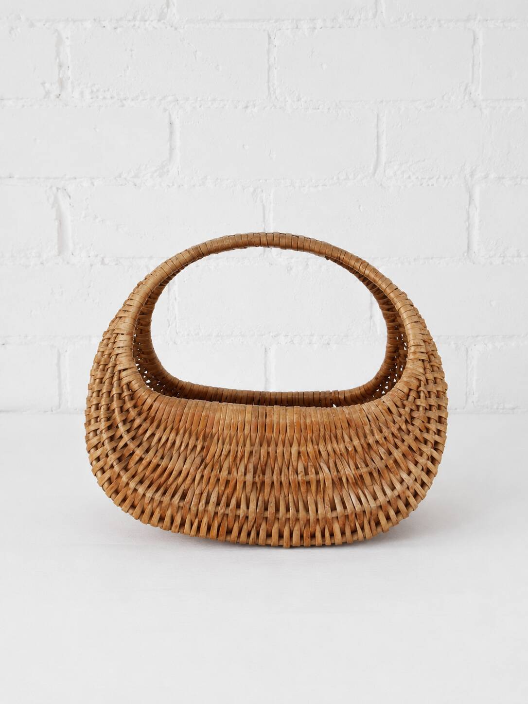 Brigitte Bardot vintage rattan basket – 60s/70s wicker basket