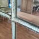 Industrial cast iron mirror