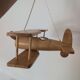 Wooden aircraft suspension