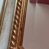 Large painted wood mirror