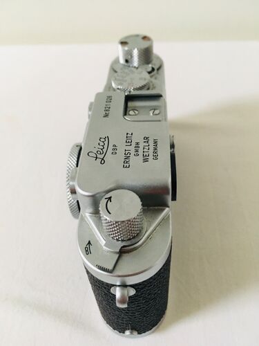 Appareil photo télémétrique Leica IIf Red Dail 35mm – Leiz Elmar f 3.5/50mm à monture à vis - 1956