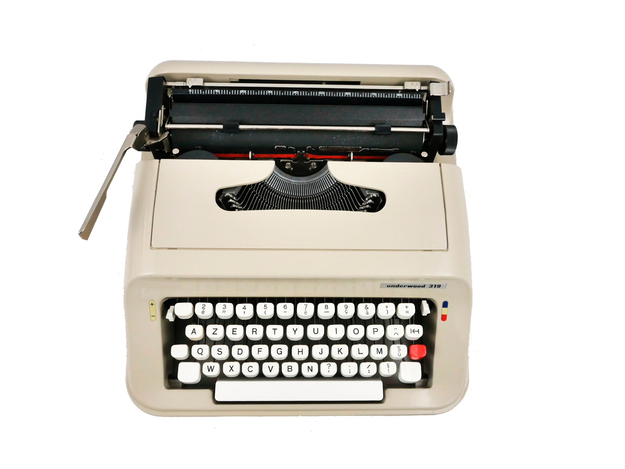 Machine à écrire underwood 319 beige vintage