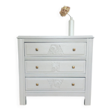 Renovated vintage art deco chest of drawers