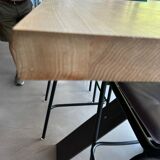 Solid wood high table