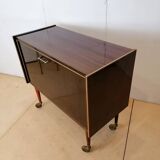 Meuble bar à roulettes circa 1950