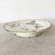 Earthenware compotier, oxford blue, hb & cie choisy le roi