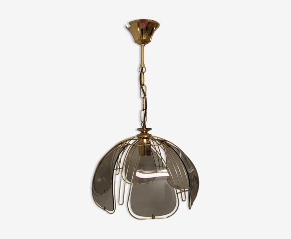Suspension en verre fumé