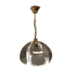 Smoked glass ceiling lamp